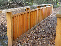 footbridge parapet